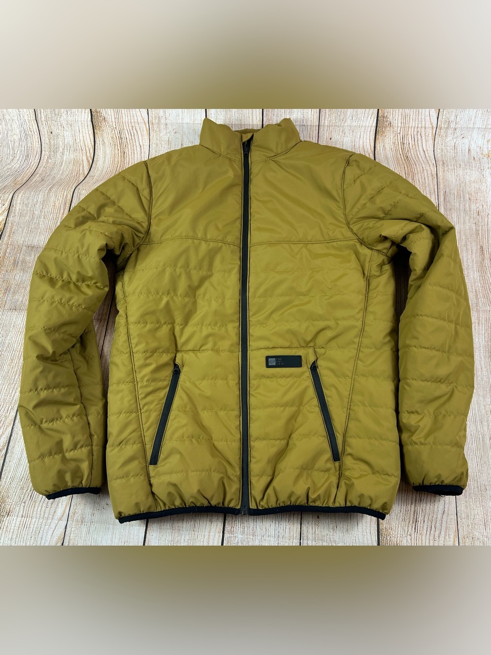 Mens Fox Racing Howell Puffer Full Zip Jacket Size Medium Caramel